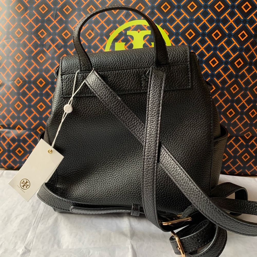 Tory Burch Thea Mini Backpack Black - Picture 2 of 12